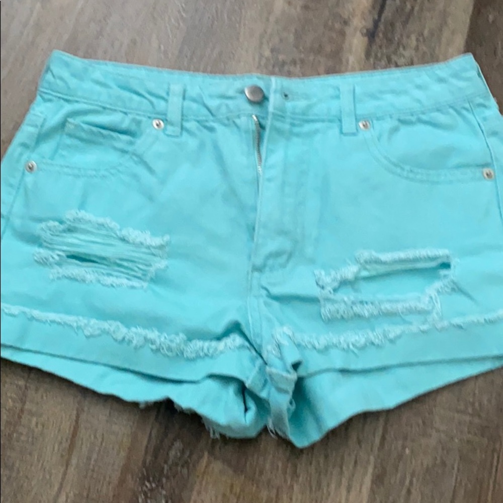 Forever 21 Mid to High waist Jean shorts